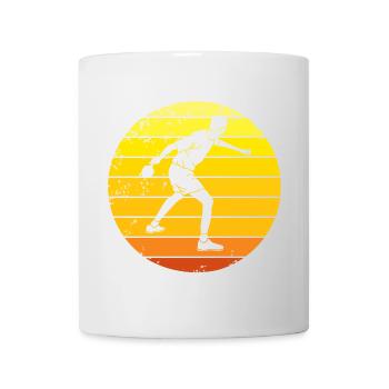 Table tennis table tennis player table tennis racket - Mug - white - Front