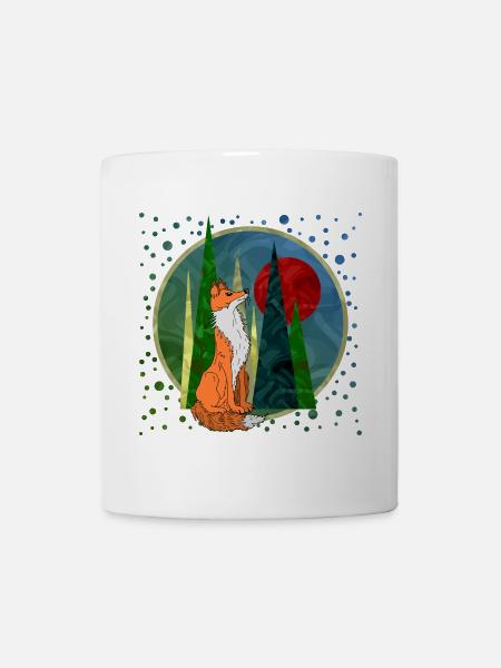 Fuchs - Tasse - Weiß