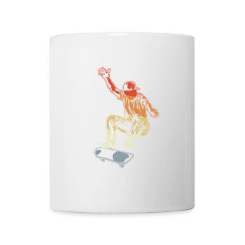 Faire de la planche à roulettes - Mug blanc - blanc - Devant