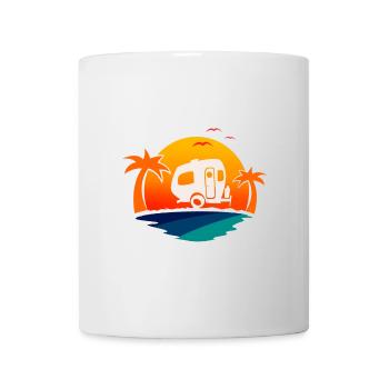 Camper camping - Mug - white - Front