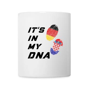 Es ist in meiner DNA Deutschland und Kroatien - Tasse - Weiß - Vorne