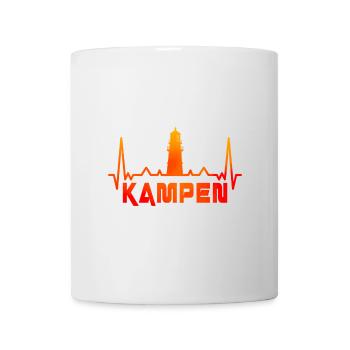 Kampen Leuchtturm Design / Geschenkidee - Tasse - Weiß - Vorne