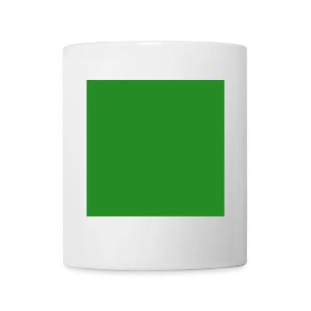 grüner Hintergrund Textur Vorlage personalisieren - Tasse - Weiß - Vorne