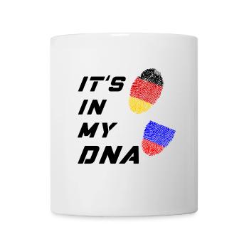 Es ist in meiner DNA Deutschland und Russland - Tasse - Weiß - Vorne