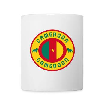 Cercle vintage / idée cadeau Cameroun - Mug blanc - blanc - Devant