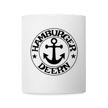 Hamburger Deern - Tasse - Weiß - Vorne