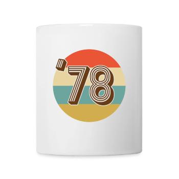 1978 Vintage Jahrgang - Tasse - Weiß - Vorne