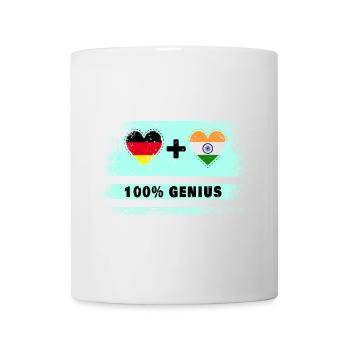 Germany and India 100% awesome / gift - Mug - white - Front