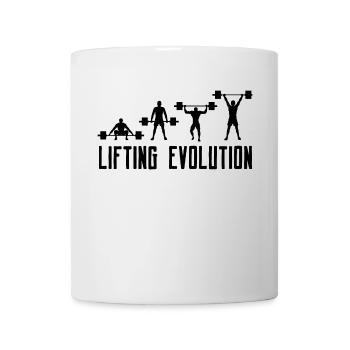 Gewichtheben Bodybuilder Fitnessstudio Workout Gym - Tasse - Weiß - Vorne