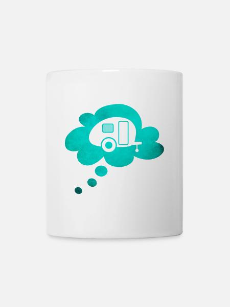 Caravan Cloud Unelma Caravan Camping Tuuletin - Muki - valkoinen