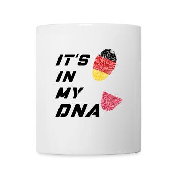 C’est dans mon ADN Allemagne et Pologne - Mug blanc - blanc - Devant