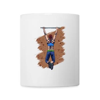 Pull Up Gym Workout Training Sport Gym - Mug - white - Front
