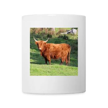 Vache vache vaches Bovins Agriculture Poster - Mug blanc - blanc - Devant