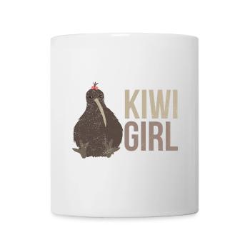 New Zealand Kiwi Girl Partner Look Funny Gift - Mug - white - Front