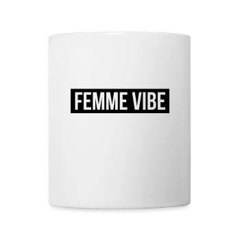 Femme vibe - Mug - white - Front