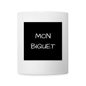 MON BIQUET - Mug blanc - blanc - Devant