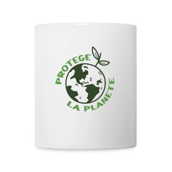 Ecological Awakening - Let's Protect Planet Earth - Mug - white - Front