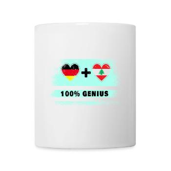 Germany and Lebanon 100% Awesome / Gift - Mug - white - Front