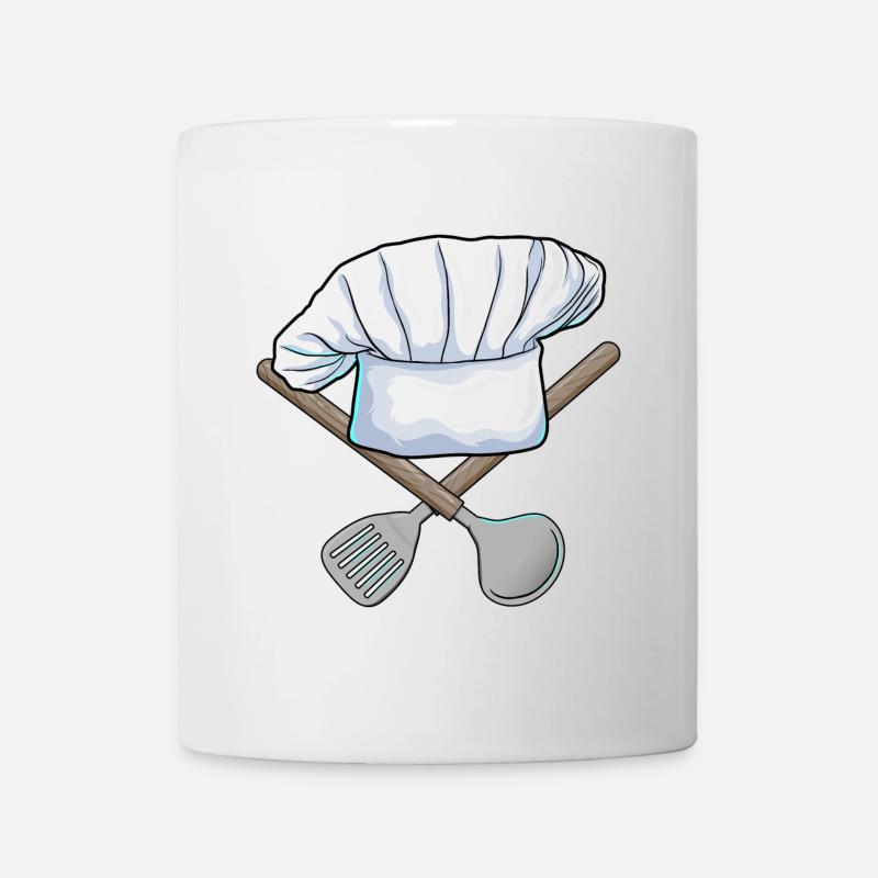 Kochmütze Kochen Küche - Tasse - Weiß