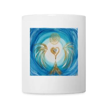 Ange de cœur du service - Mug blanc - blanc - Devant