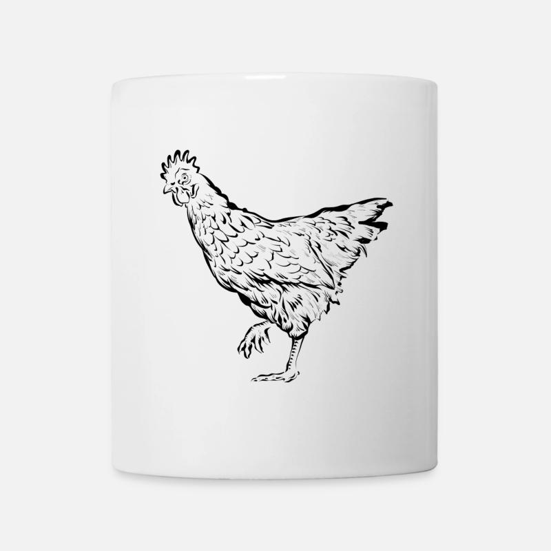 Poules poules - Mug blanc - blanc
