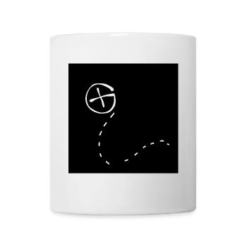 Geocaching face mask - Mug - white - Front