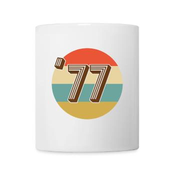1977 Vintage Jahrgang - Tasse - Weiß - Vorne