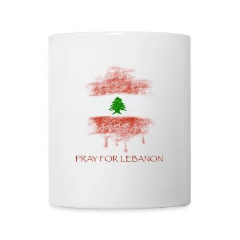 Pray For Lebanon - Mug - white - Front
