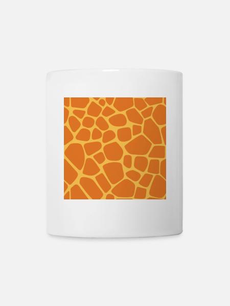 Giraffenmuster - Tasse - Weiß