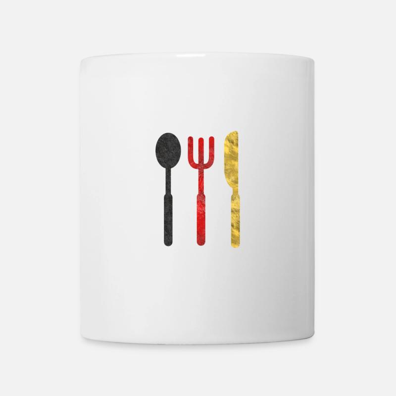 SchwarzRotGold - Mug blanc - blanc