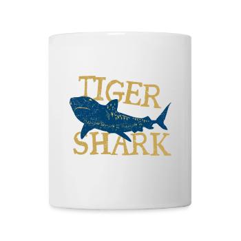 Fisch Tiger Shark Dunkle Gefahr Taucher Geschenk - Tasse - Weiß - Vorne