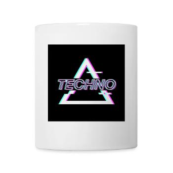 Techno - Mug blanc - blanc - Devant