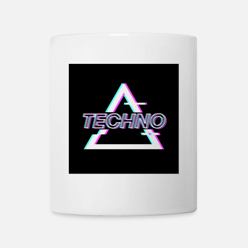 Techno - Tasse - Weiß