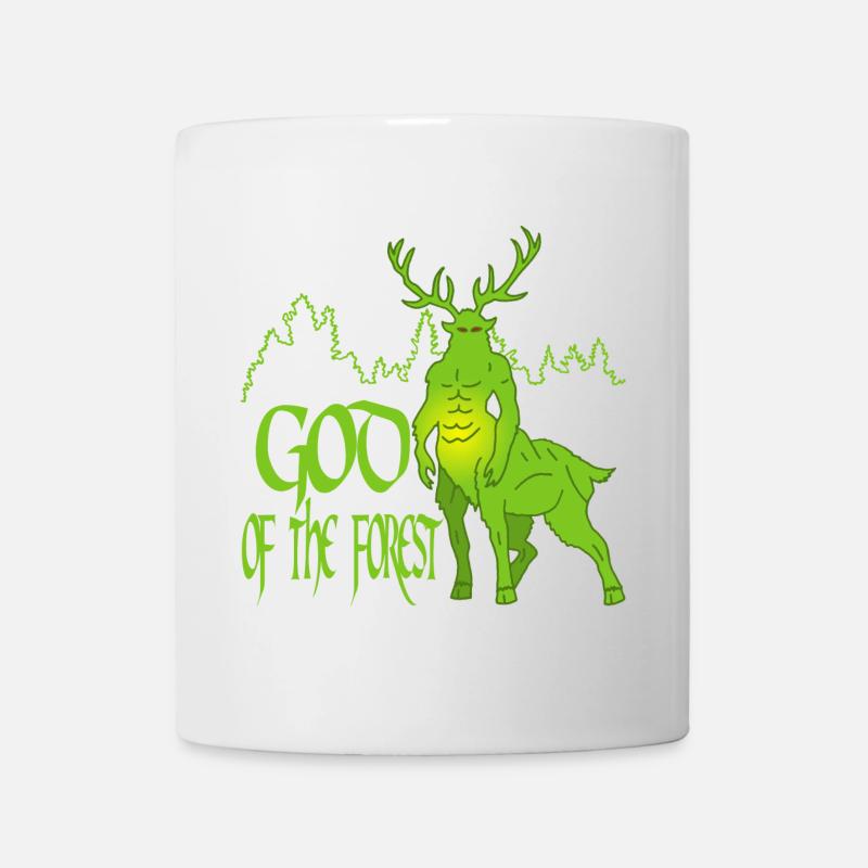 Dieu écologique de la forêt - Mug blanc - blanc