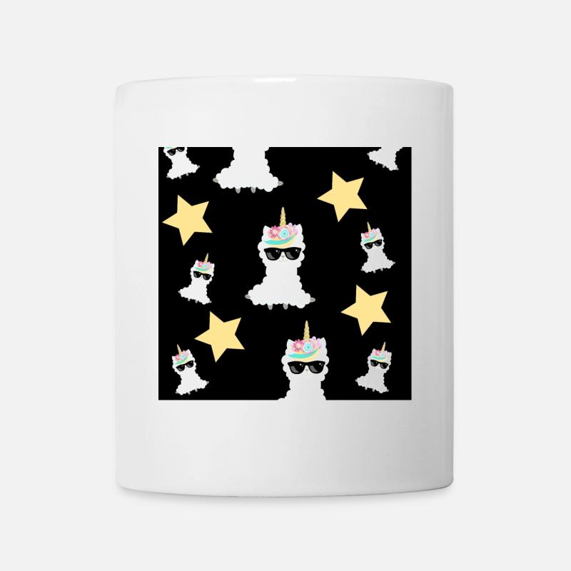 Alpaka - Tasse - Weiß