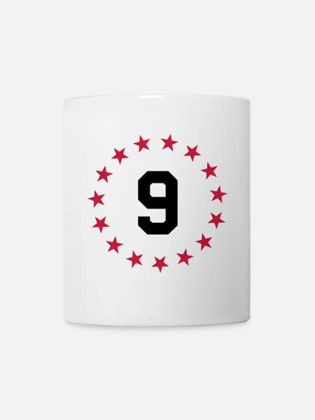 Chiffre 9 - Mug blanc - blanc