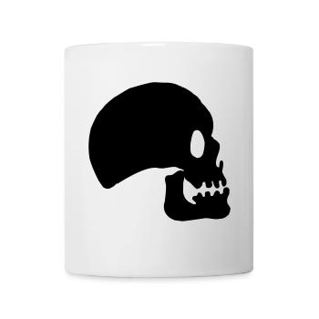 Skull or skull for a flag. - Mug - white - Front