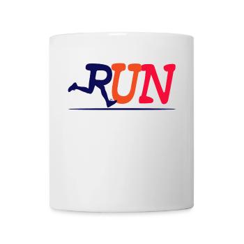 Course de course sport jogging course à pied sport marathon - Mug blanc - blanc - Devant