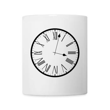 Time is ticking. - Mug - white - Front