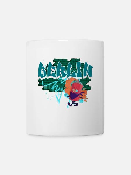 Berlin Graffiti - Tasse - Weiß