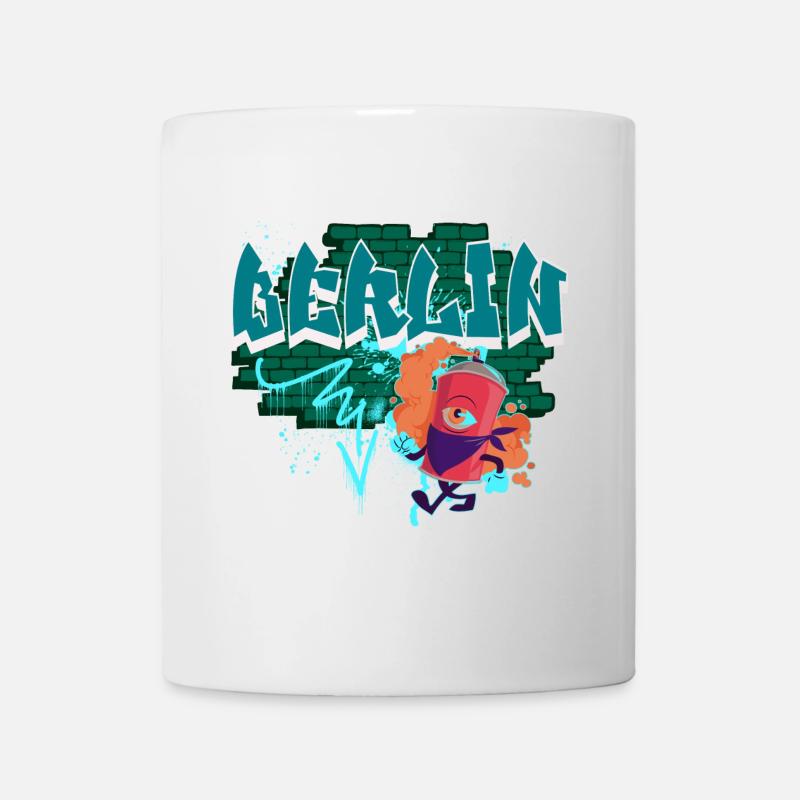 Berlin Graffiti - Tasse - Weiß