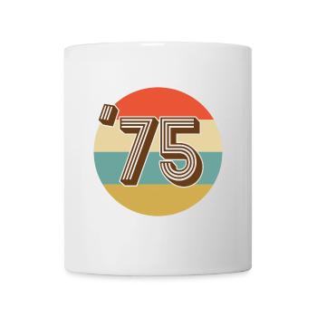 1975 Vintage Jahrgang - Tasse - Weiß - Vorne