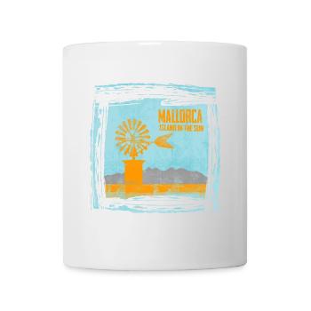 Mallorca Island in Sunlight Design - Mug - white - Front