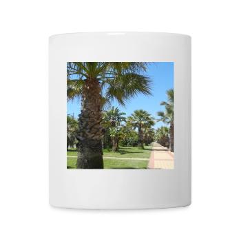 Palm trees vacation vacation trip Spain - Mug - white - Front