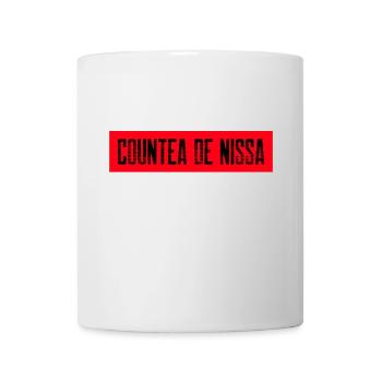 cadeau t-shirt COUNTEA DE NISSA, comté de Nice - Mug blanc - blanc - Devant