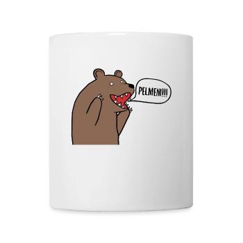 russischer Bär Pelmeni Geschenk russische Wurzeln - Tasse - Weiß - Vorne