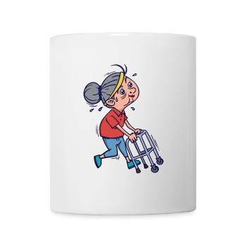 Humour drôle course course jogging marathon sport - Mug blanc - blanc - Devant