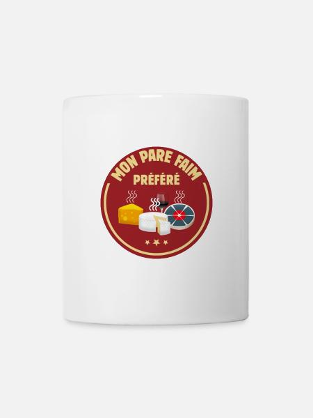 MON PARE FAIM PRÉFÉRÉ ! Fromages - Mug blanc - blanc