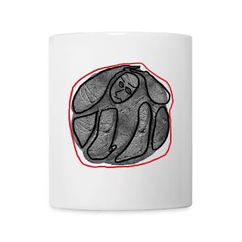 Abstrakte Kunst - Tasse - Weiß - Vorne