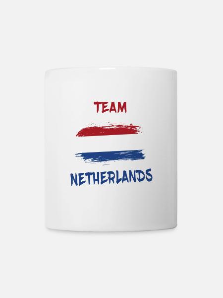 Team Niederlande Design / Geschenkidee - Tasse - Weiß